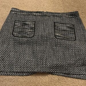 Loft metallic tweed skirt size 18 // 05737